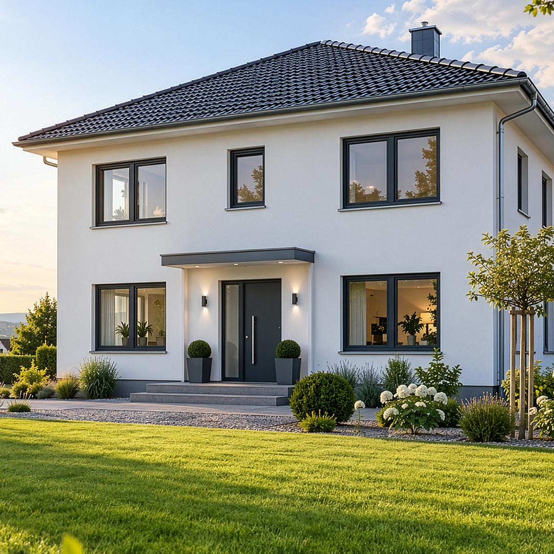 Individuell gebautes Massivhaus von EWA Hausbau in Berlin und Brandenburg